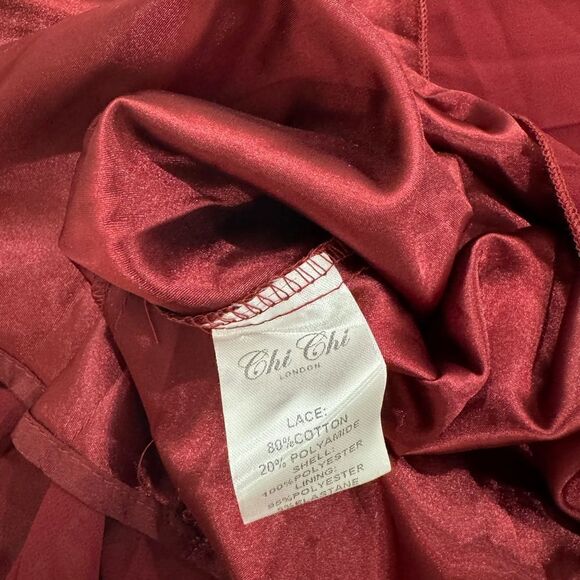 Chi Chi London Women's Red Dress - Picture 7 of 10
